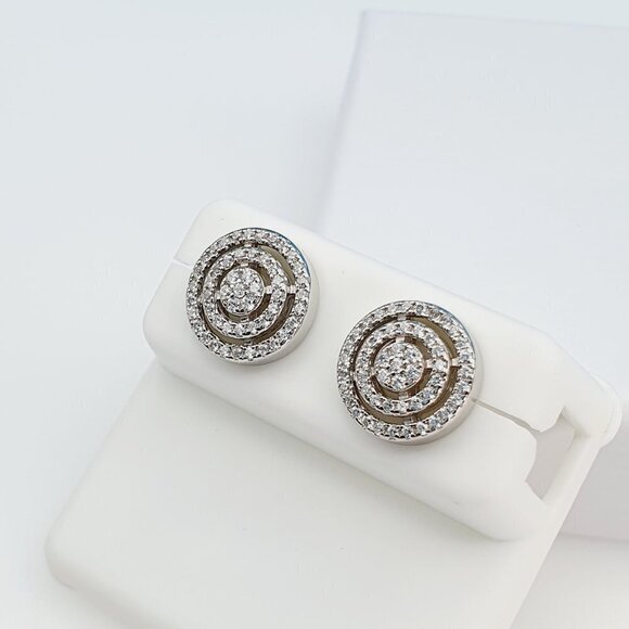 925 Sterling Silver Cubic Zirconia Earrings, U19254839 - Picture 11 of 11